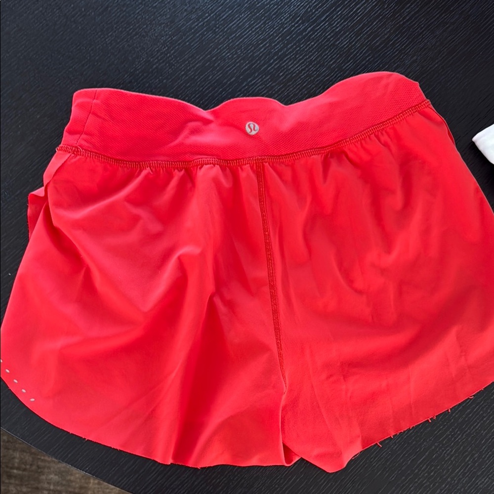 lululemon athletica Women's fast and free running shirt  Red